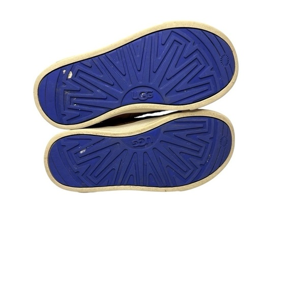 Ugg Kids Hamden II Suede Boots Side Zip Beige Toddler Girls Size 11 - Picture 13 of 15